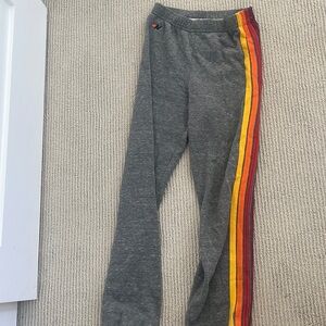 aviator nation kids grey sweatpants size 12